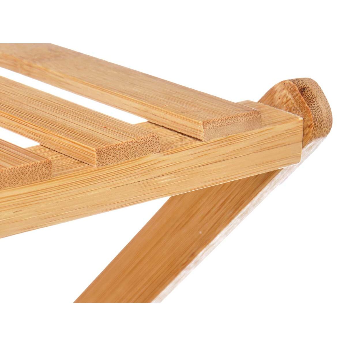 Bokhylla CH68220-5 Naturell Bambu 40 x 62 x 33,5 cm (4 antal) - 4