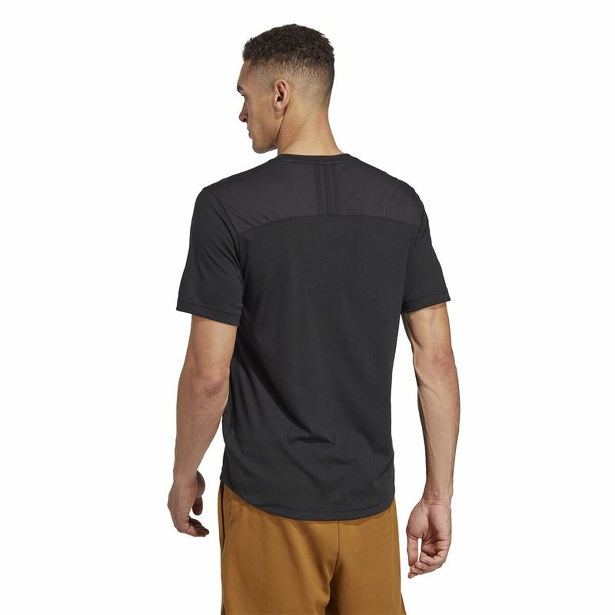 T-shirt med kortärm Herr Adidas Base Svart - 4
