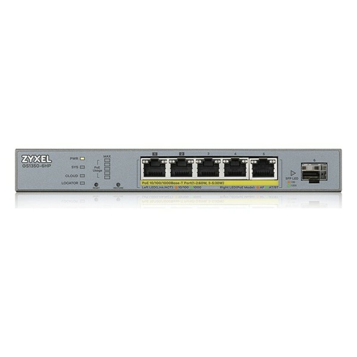 Switch ZyXEL GS1350-6HP-EU0101F 12 Gbps - 3