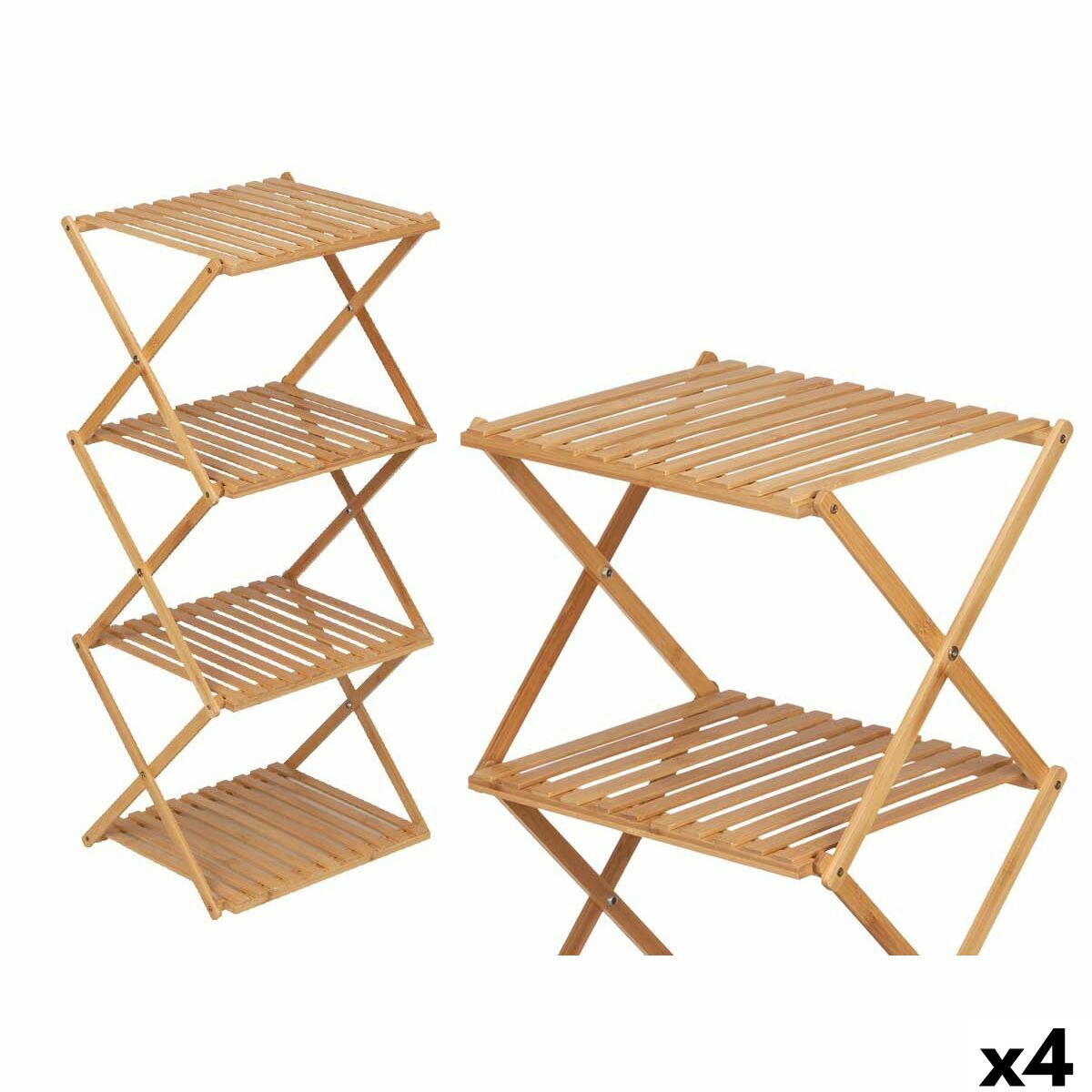 Bokhylla Gift Decor Naturell Bambu 40 x 92,5 x 33,2 cm 40 x 45 x 7 cm (4 antal)