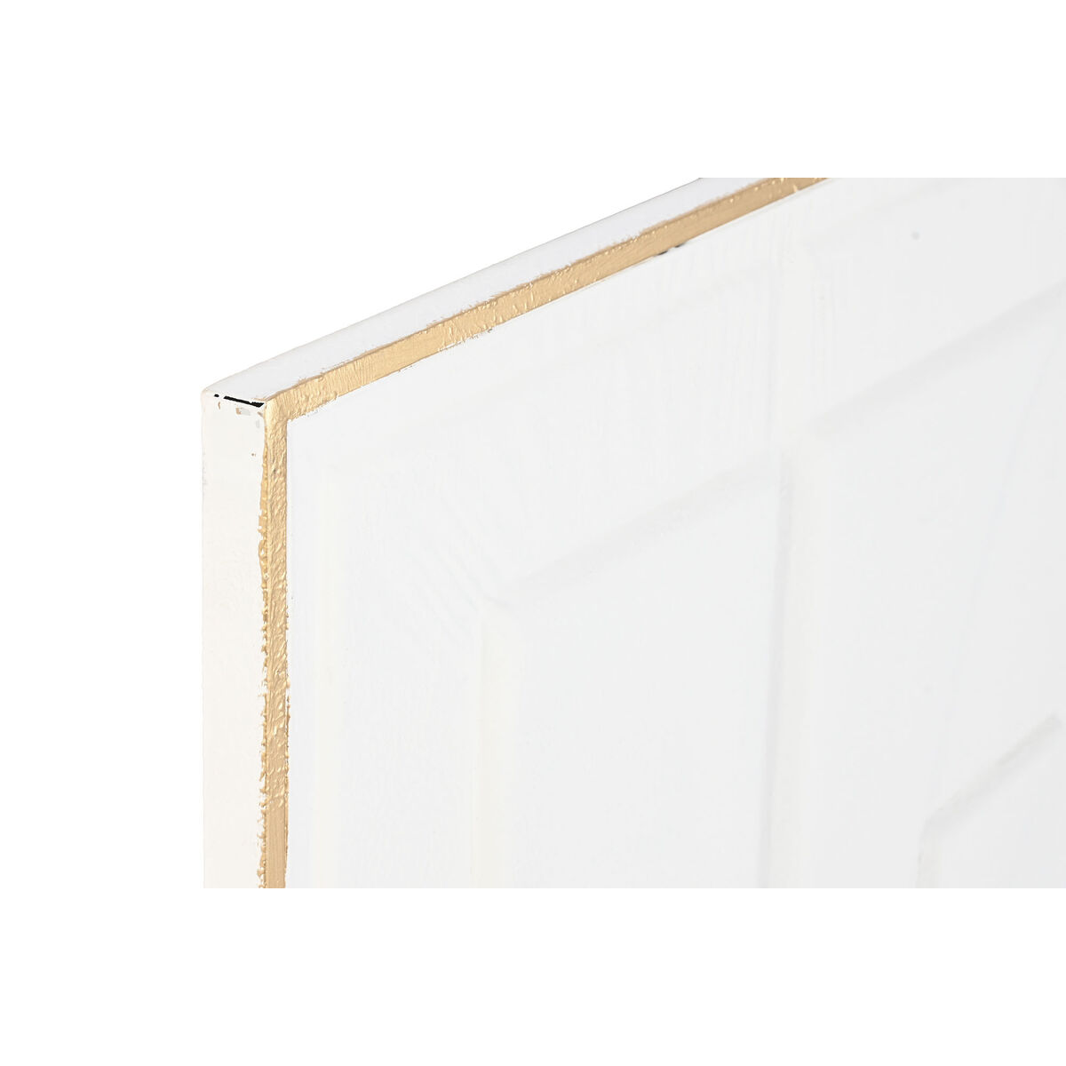 Väggdekoration Home ESPRIT Vit Gyllene Abstrakt 72,7 x 2,5 x 100,5 cm (2 antal) - 2