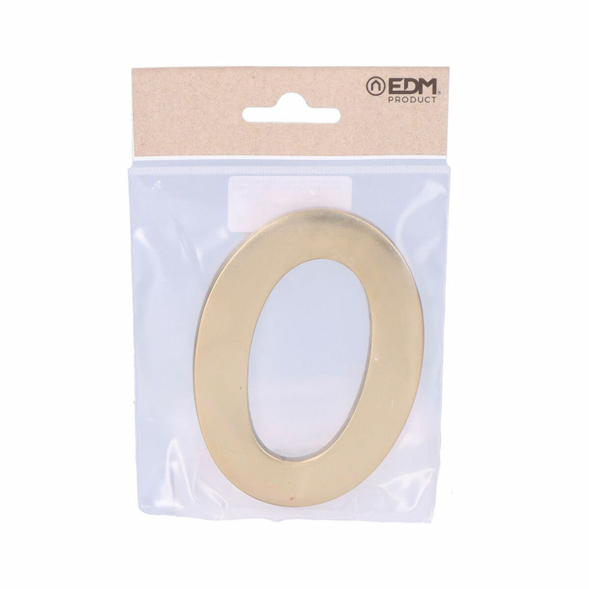 Siffror EDM 85032  0 Gyllene Mässing - 4