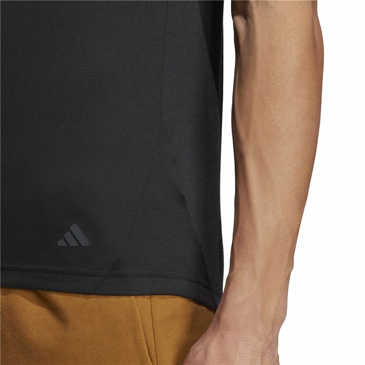 T-shirt med kortärm Herr Adidas Base Svart - 6