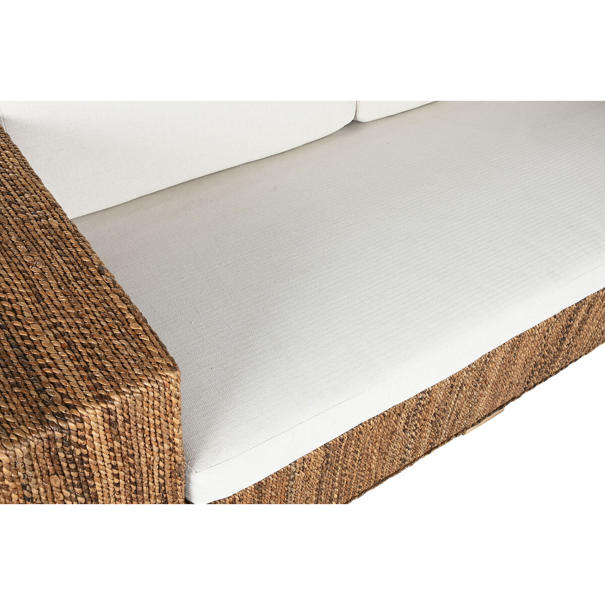 Trädgårdssoffa Home ESPRIT Vit Naturell 192 x 92 x 65 cm - 3