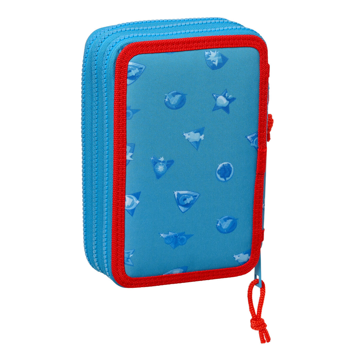 Trippel pennfodral SuperThings Rescue force 12.5 x 19.5 x 5.5 cm Blå (36 Delar) - 6