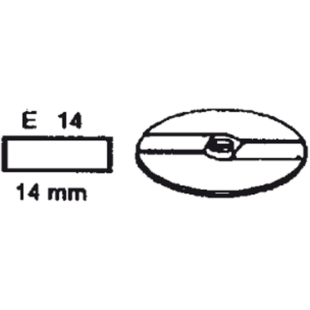 Skärmaskin Disk E 14
