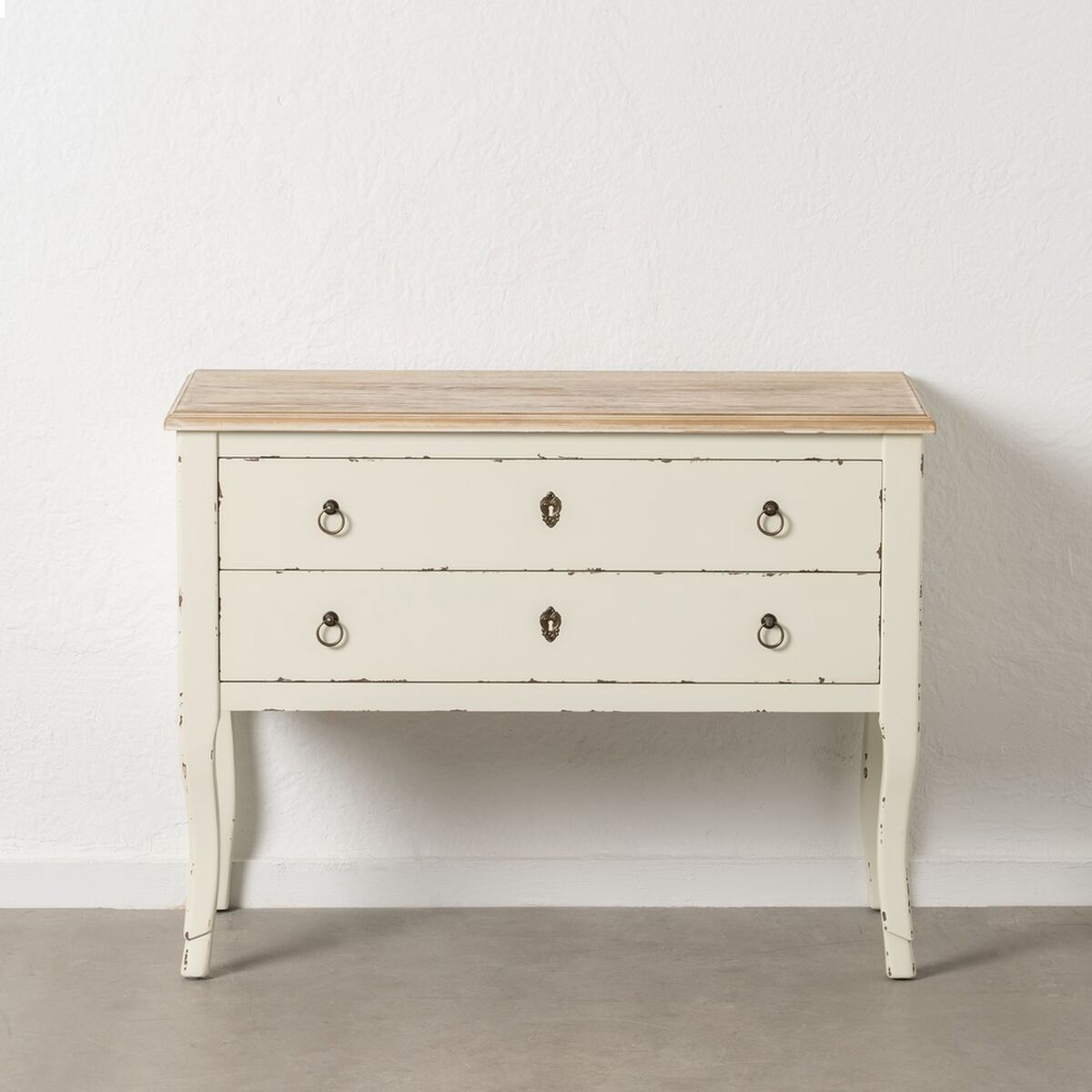 Mottagare Vit Naturell 104 x 50 x 78 cm - 8