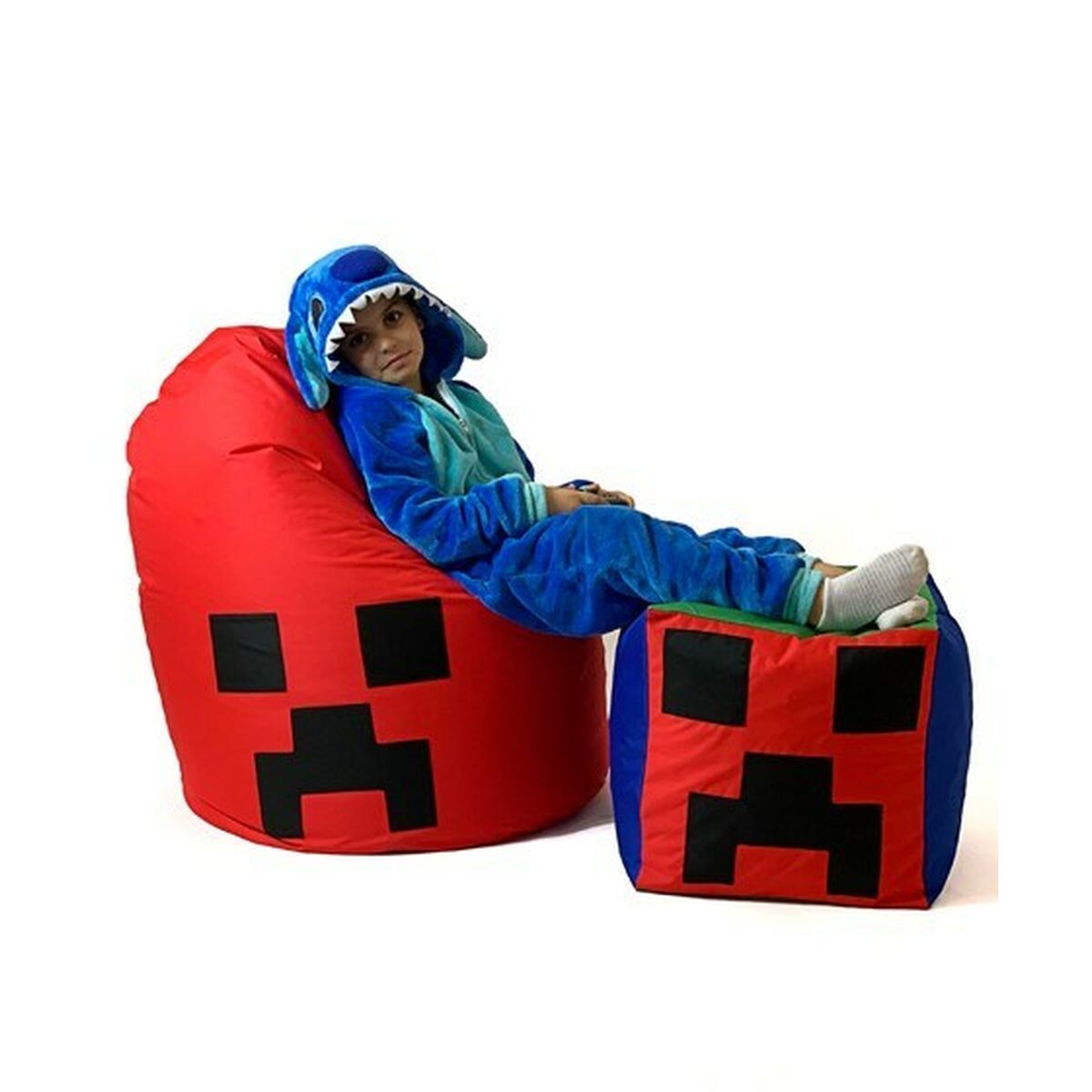 Puff GO GIFT Röd Oxford minecraft - 2