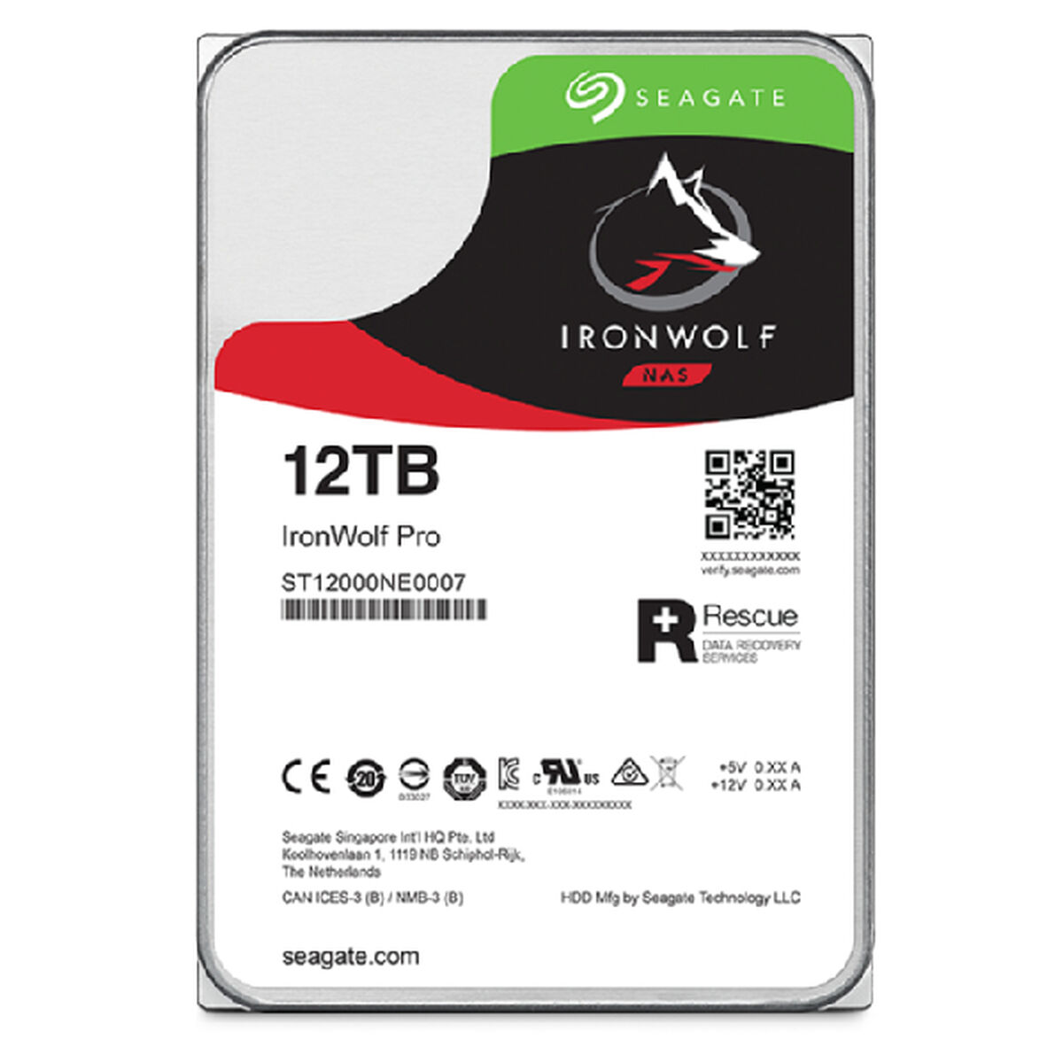 Hårddisk Seagate ST12000NT001 3,5" 12 TB - 2