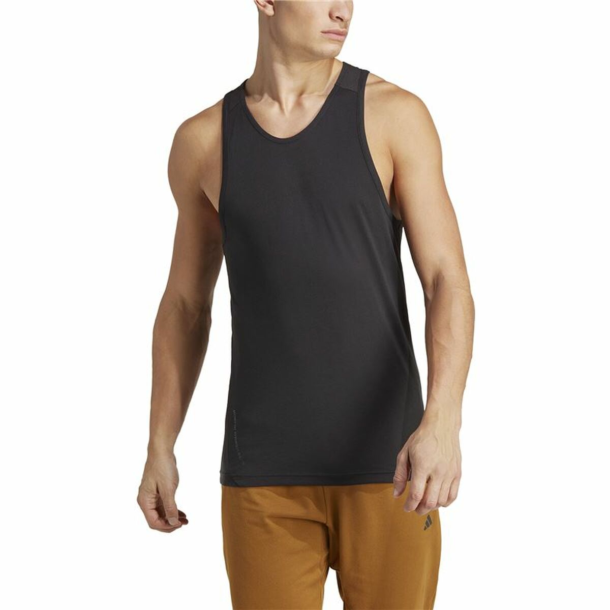 Ärmlös sporttröja Herr Adidas Base Svart - 3