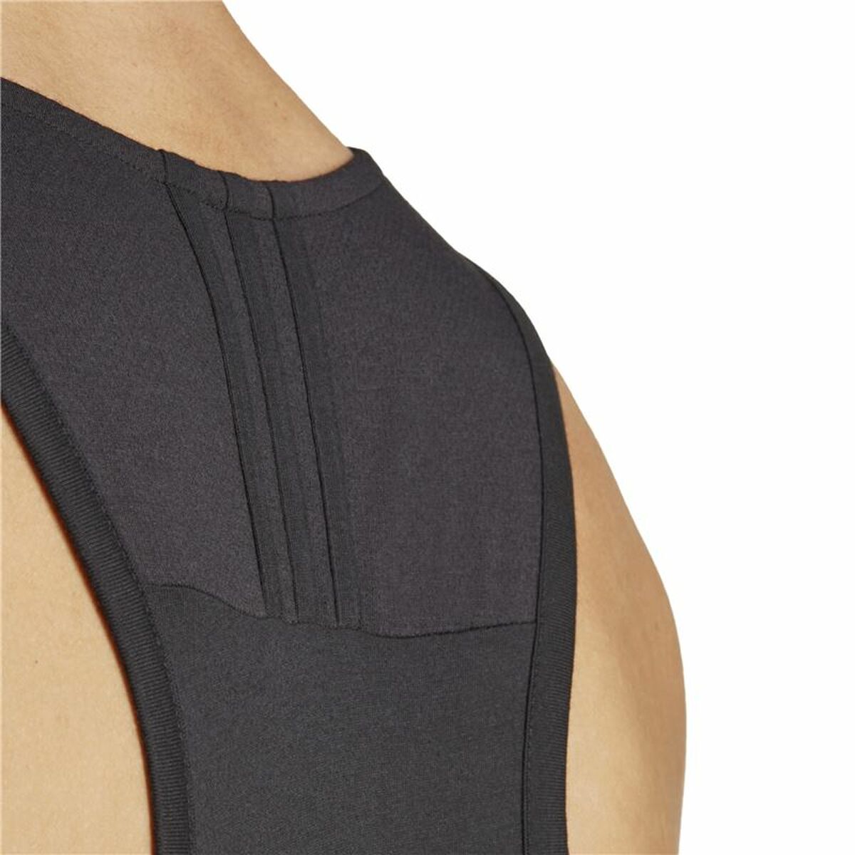 Ärmlös sporttröja Herr Adidas Base Svart - 6