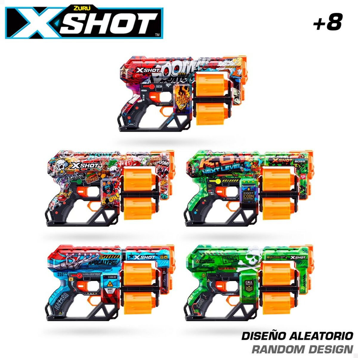 Pistol med Pilar Zuru X-Shot Dread - 7