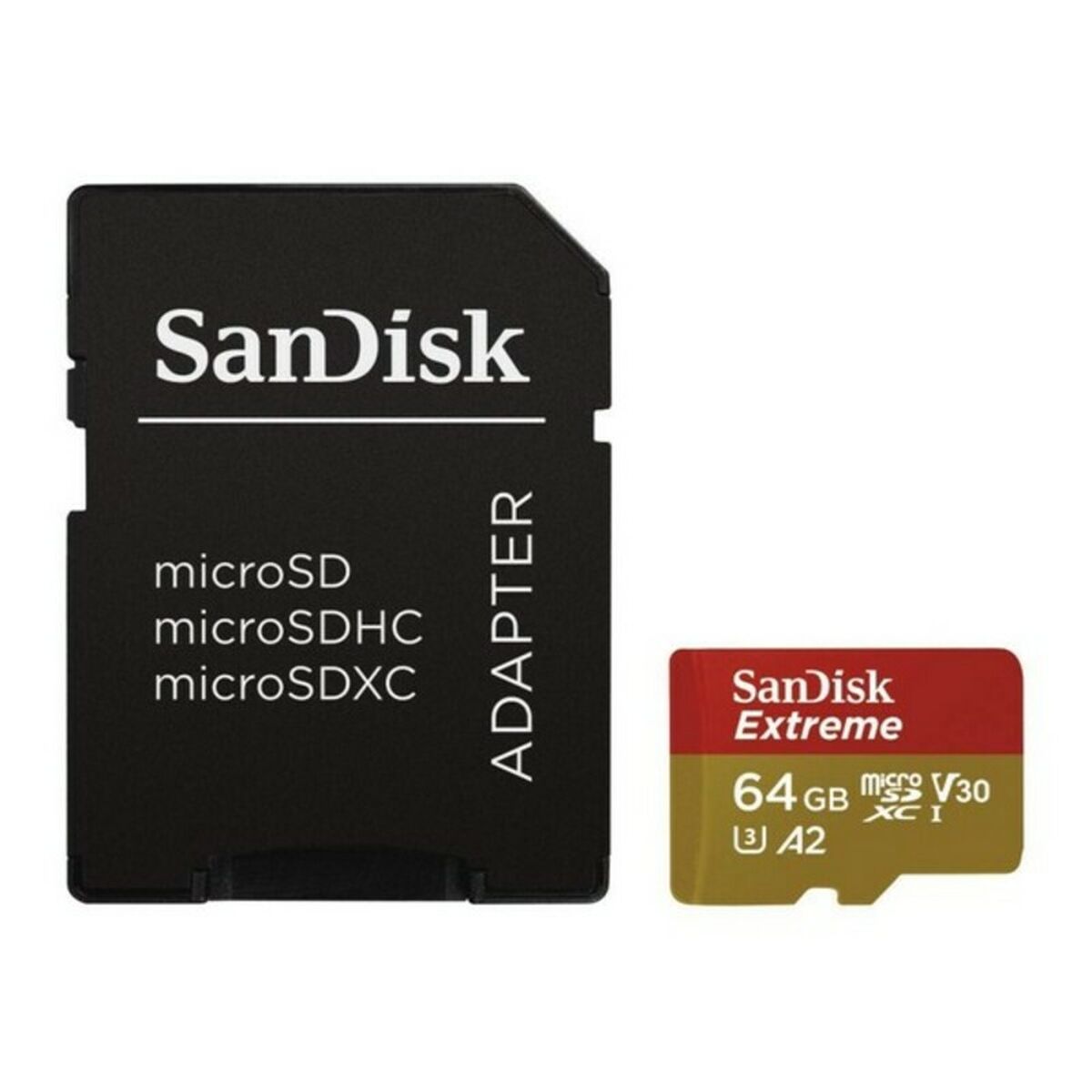 Micro-SD Minneskort med Adapter SanDisk SDSQXA1-GN6AA C10 160 MB/s - 4