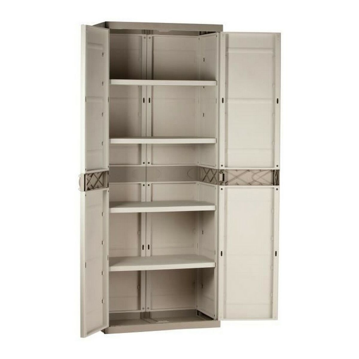 Skåp Plastiken Beige Plast - 2