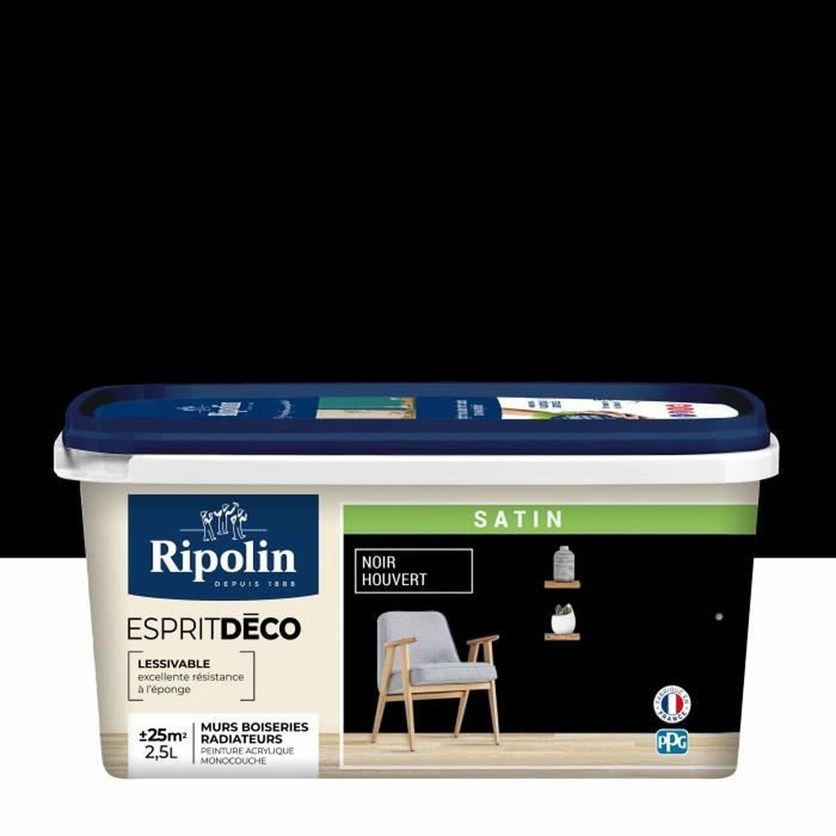 Grundfärg Ripolin noir Satinfinish 2,5 L