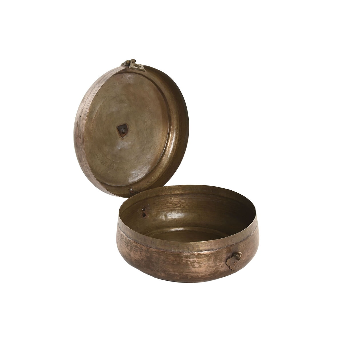 Smyckeskrin Home ESPRIT Koppar Mässing 25 x 25 x 10 cm - 2