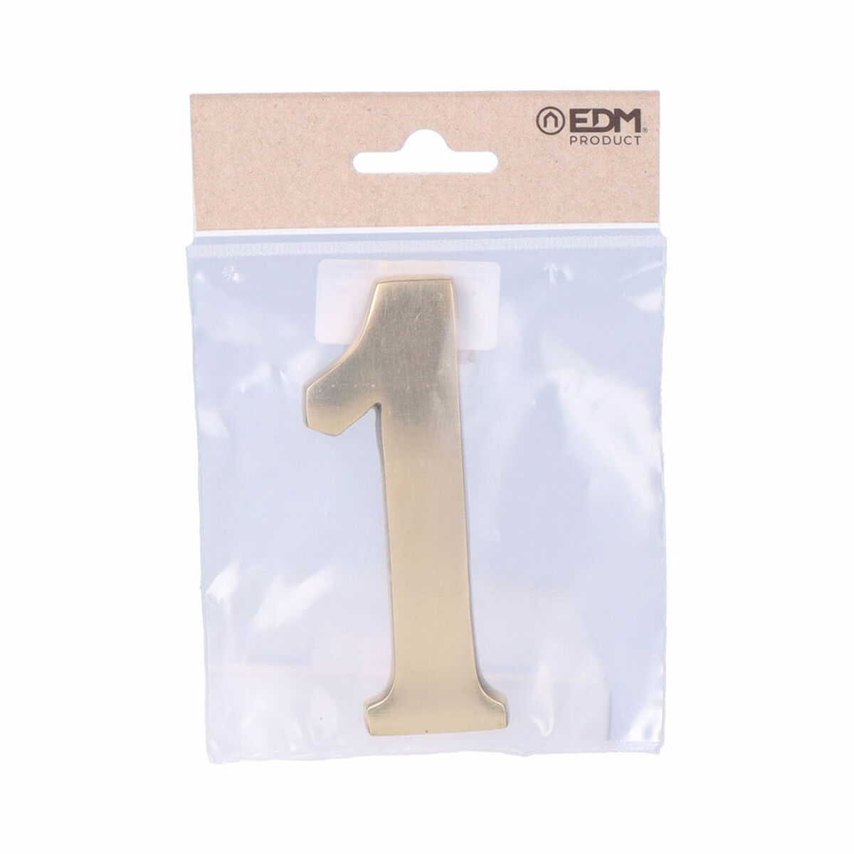Siffror EDM 85033  1 Gyllene Mässing - 4