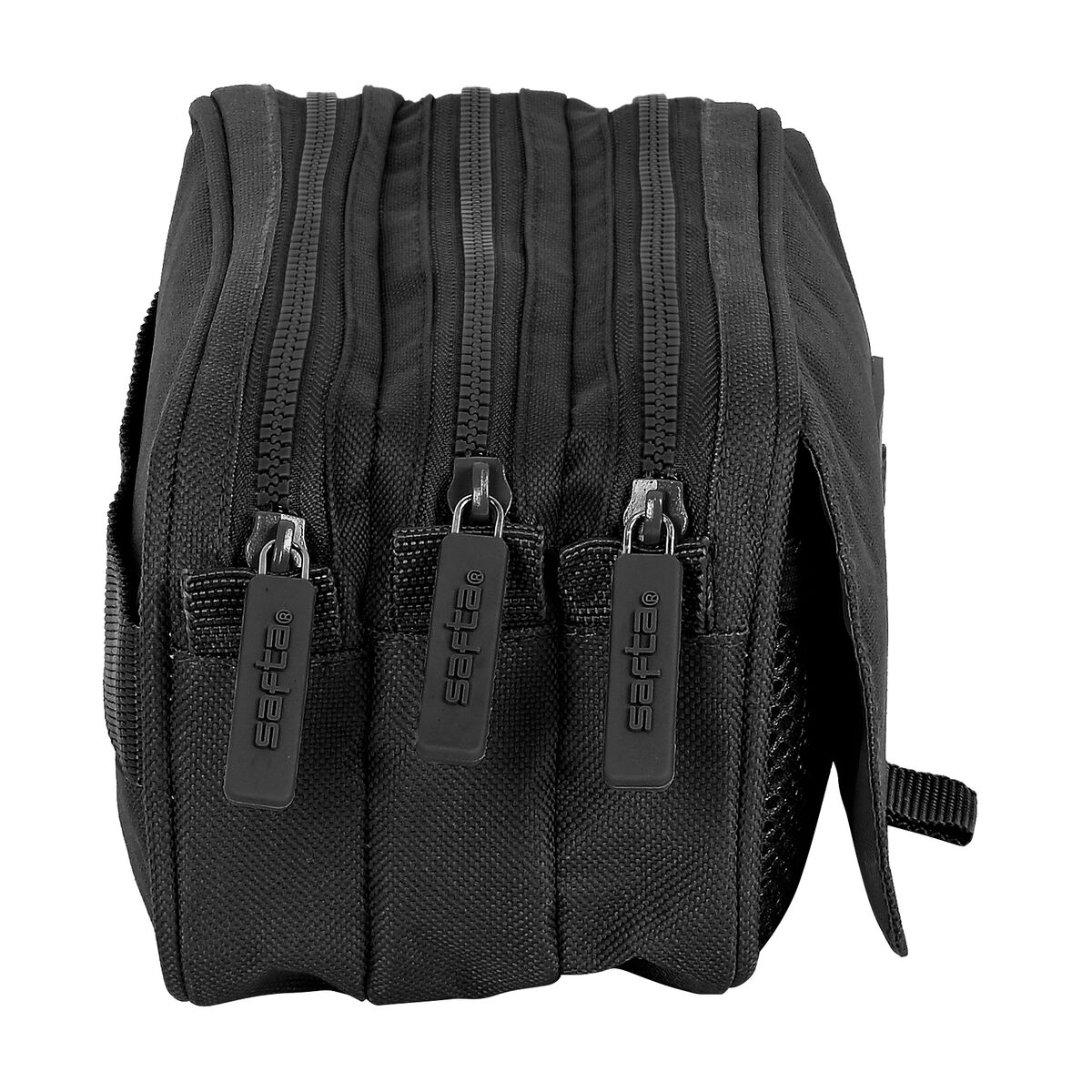 Tredubbel Carry-all Safta 21,5 x 10 x 8 cm Svart - 8