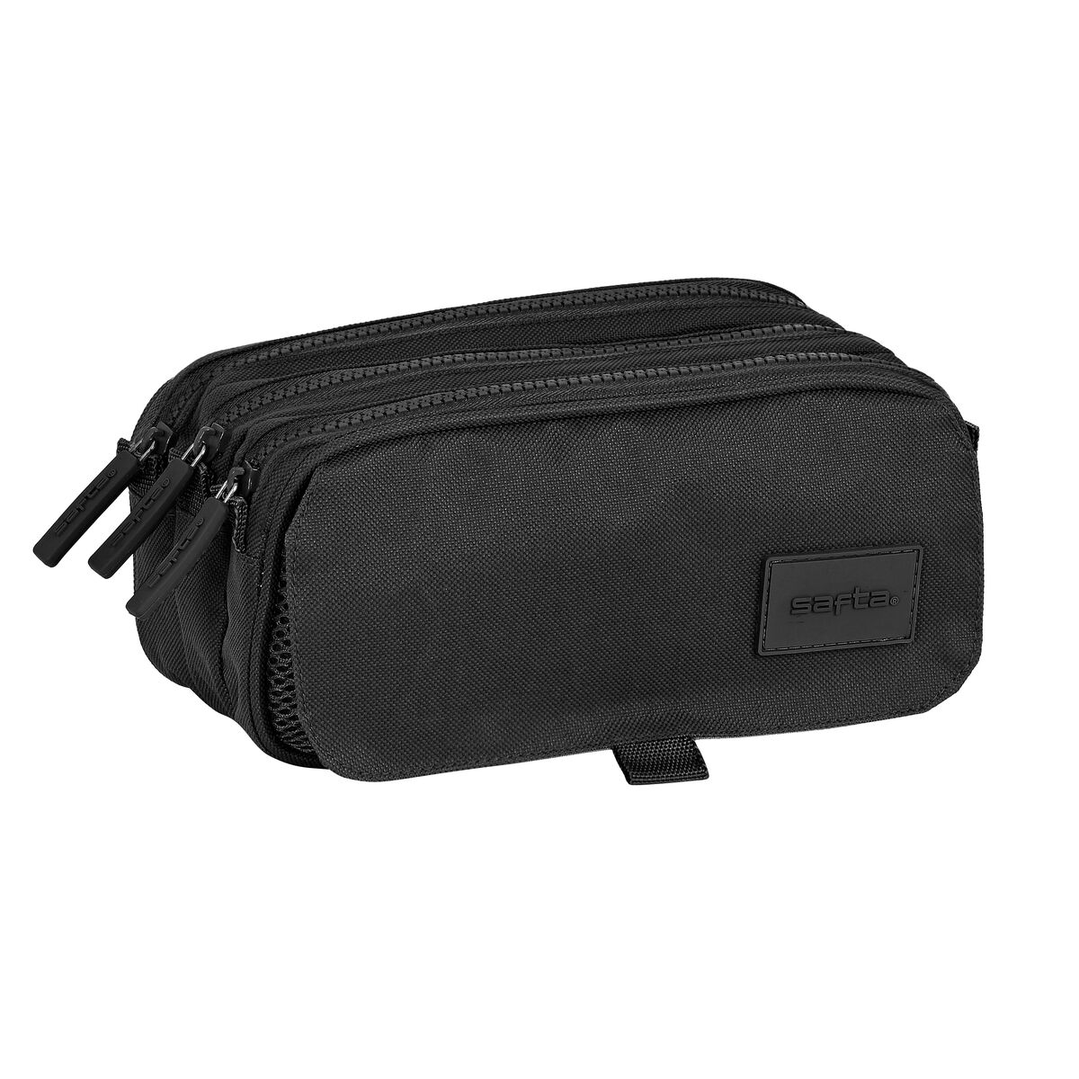 Tredubbel Carry-all Safta 21,5 x 10 x 8 cm Svart - 4