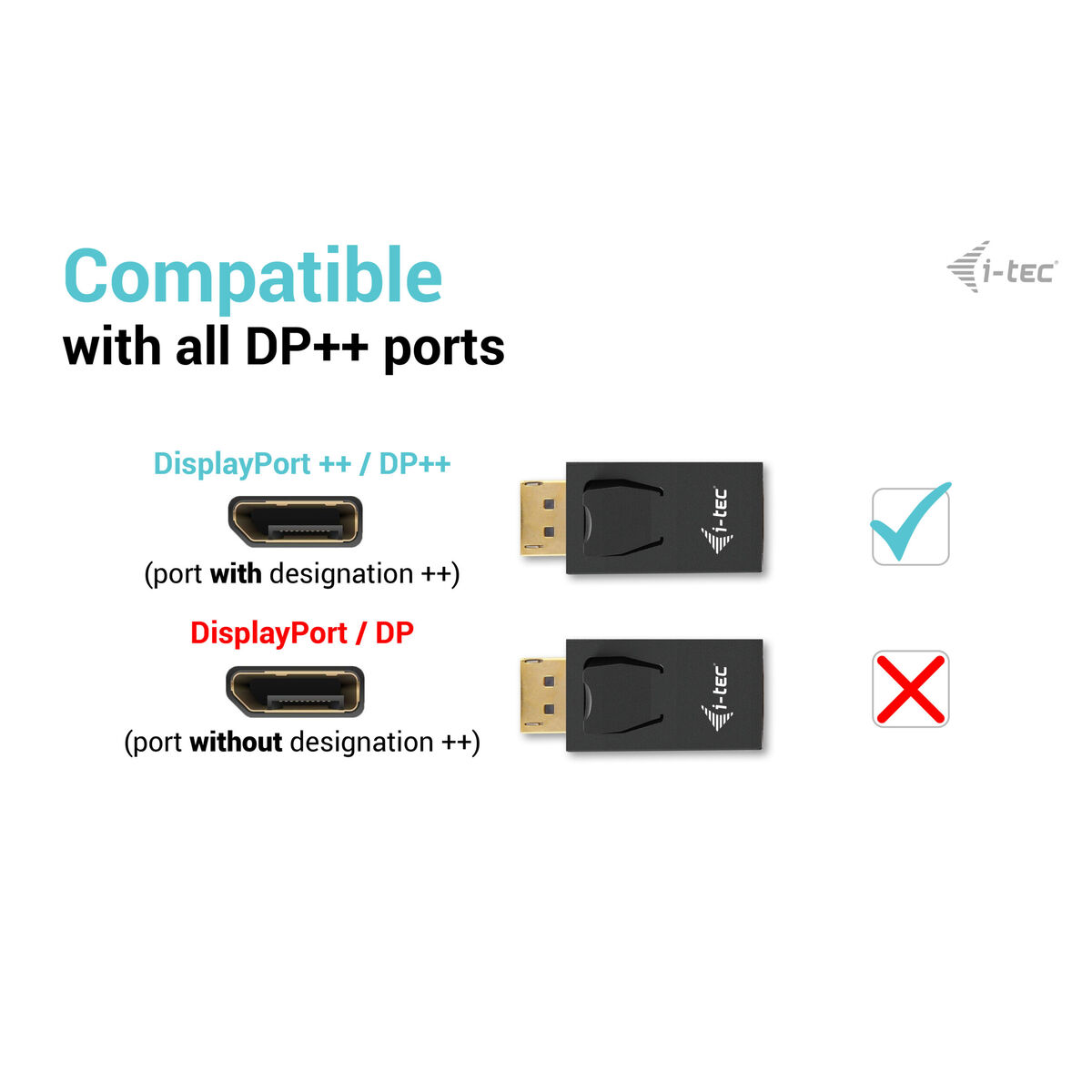 Thunderbolt till USB-C Adapter i-Tec DP2HDMI4K30HZ - 2