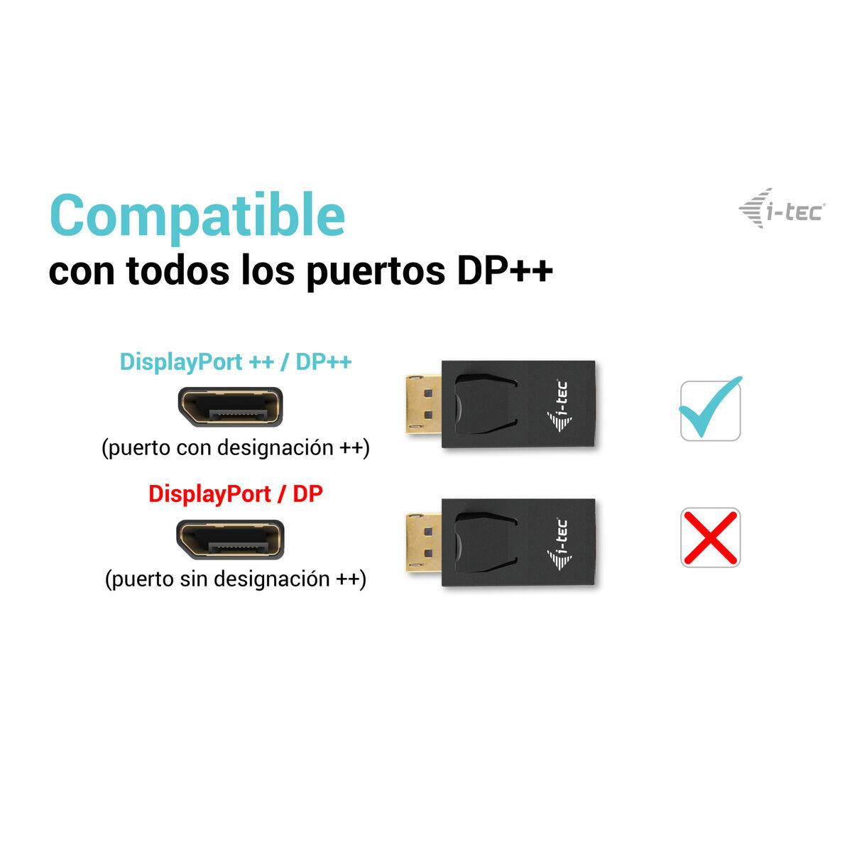 Thunderbolt till USB-C Adapter i-Tec DP2HDMI4K30HZ - 6