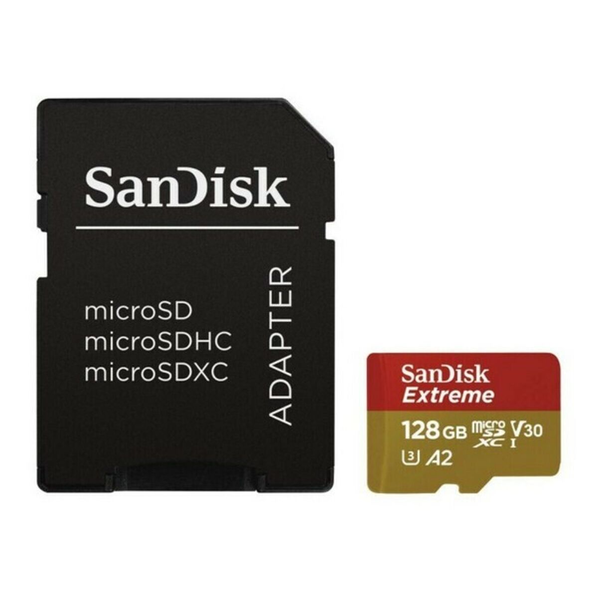 Micro-SD Minneskort med Adapter SanDisk SDSQXA1-GN6AA C10 160 MB/s - 6