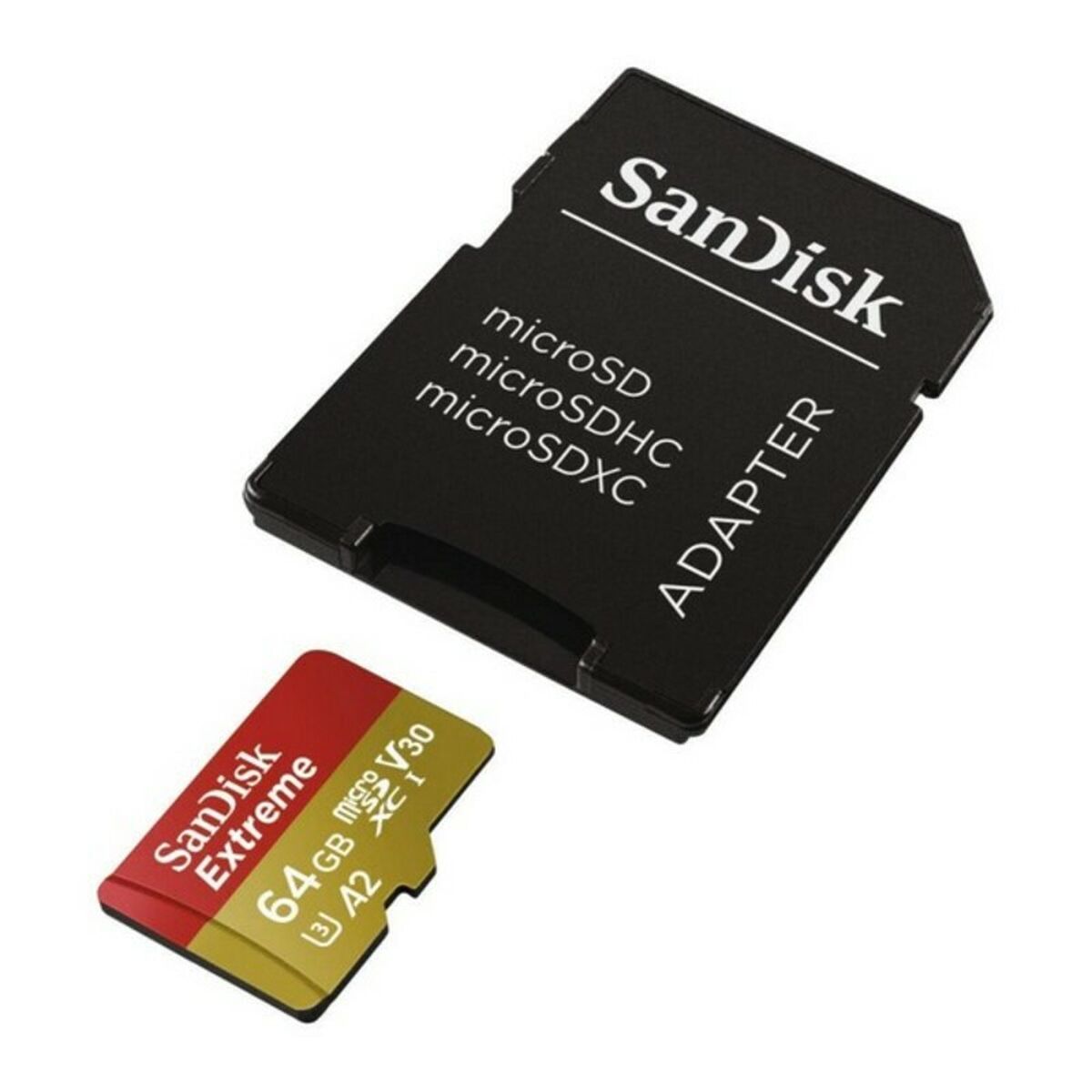 Micro-SD Minneskort med Adapter SanDisk SDSQXA1-GN6AA C10 160 MB/s - 5