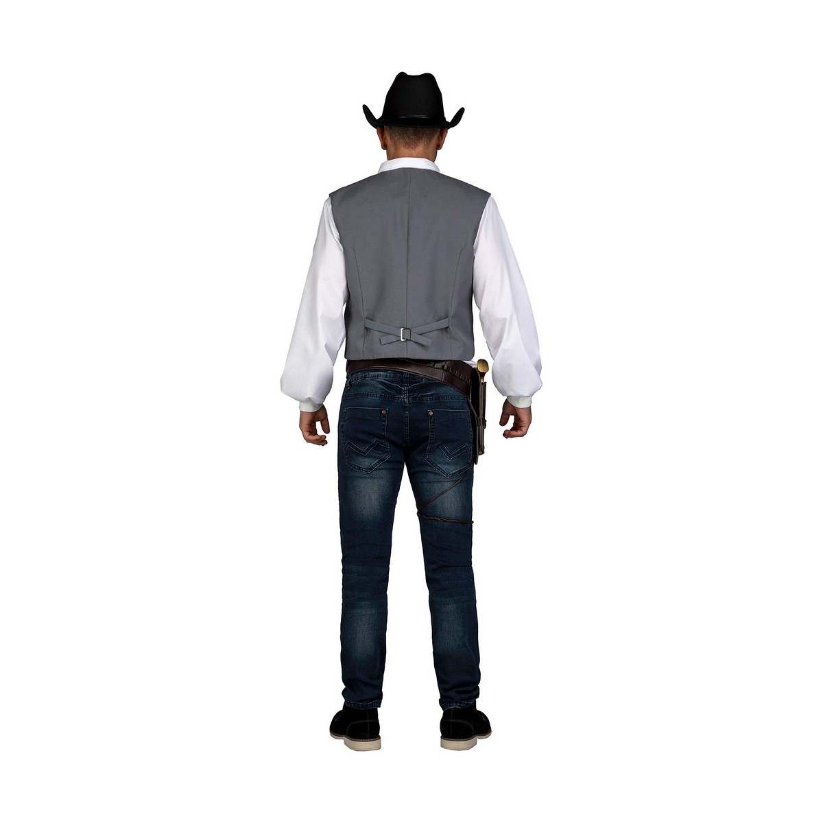 Maskeraddräkt vuxna My Other Me Grå Cowboy Väst - 8