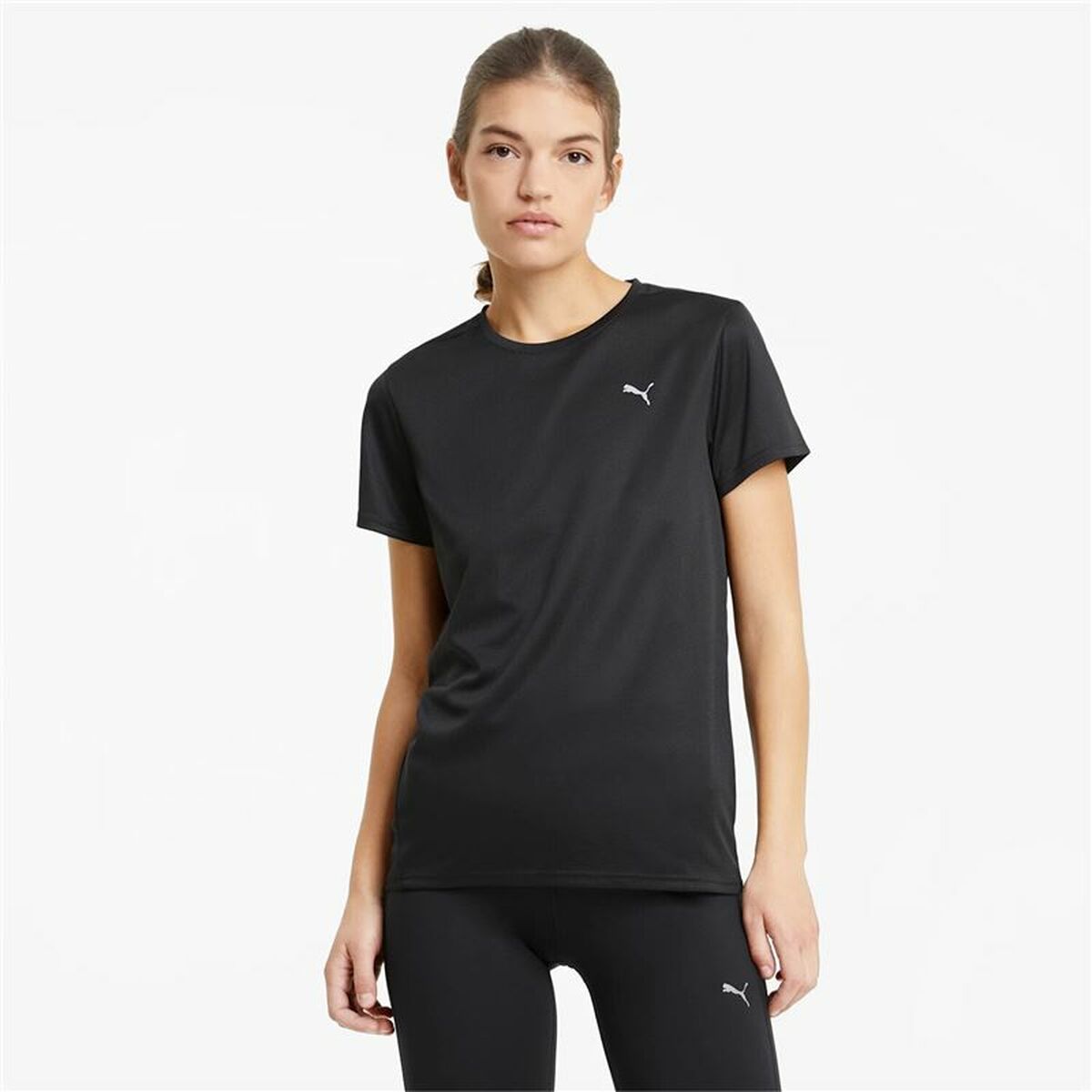 T-shirt med kortärm Dam Puma Run Favorite Svart - 7