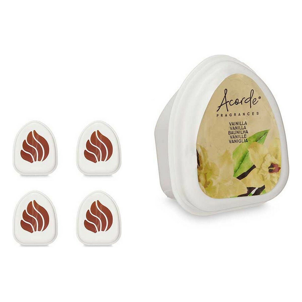 Set med luftfräschare Acorde Vanilj 50 g (12 antal) - 2