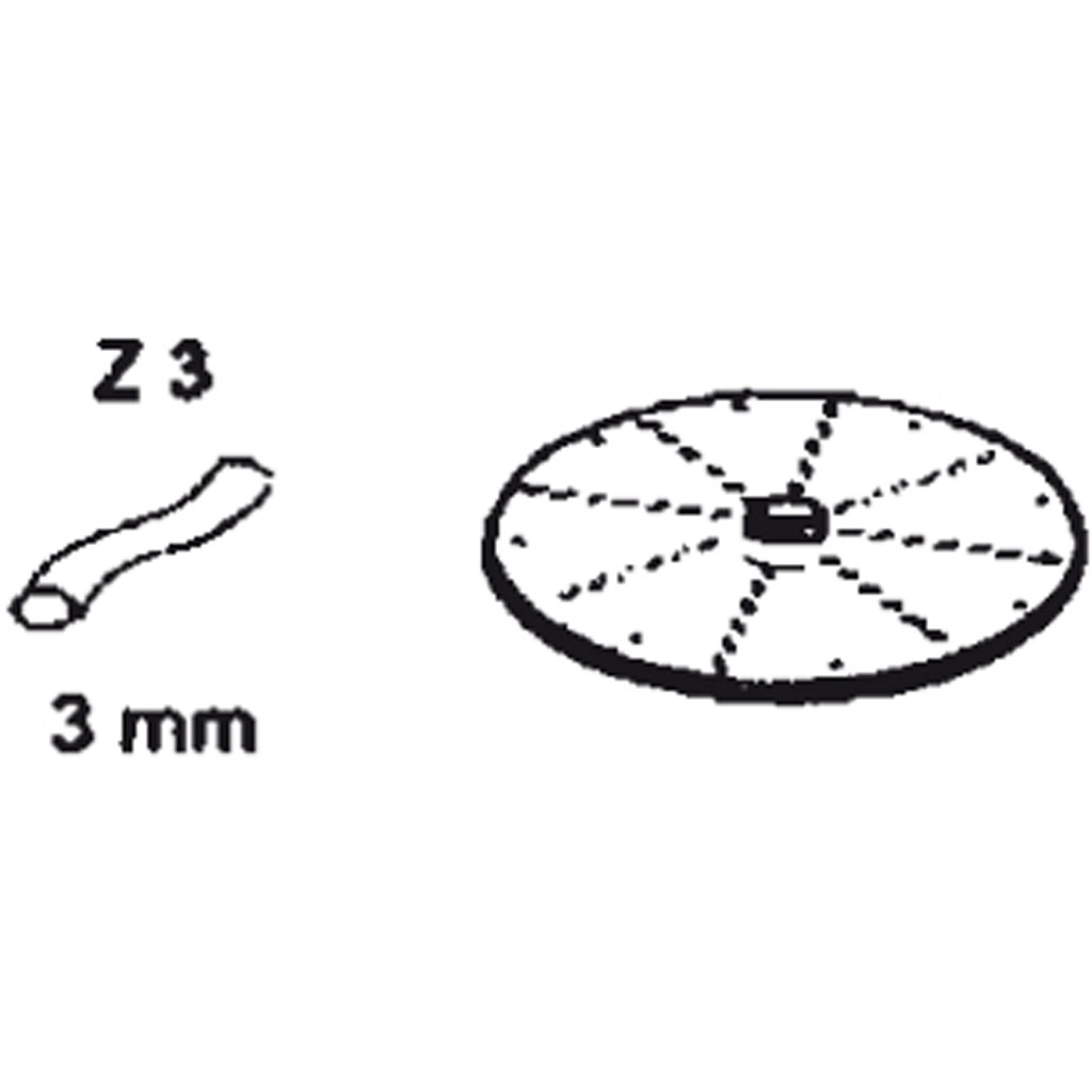 Disk för Julienne Z 3