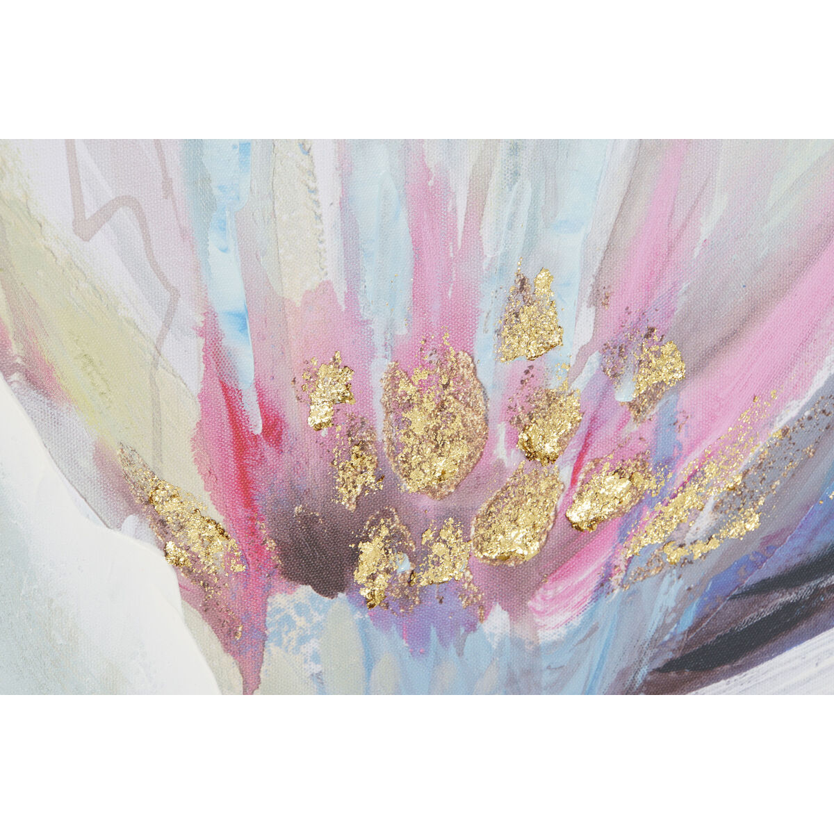Tavla Home ESPRIT Blomster Urban 80 x 3 x 80 cm (2 antal) - 3