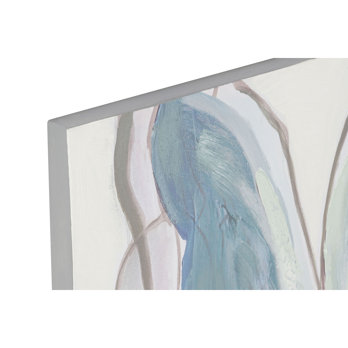 Tavla Home ESPRIT Blomster Urban 80 x 3 x 80 cm (2 antal) - 4