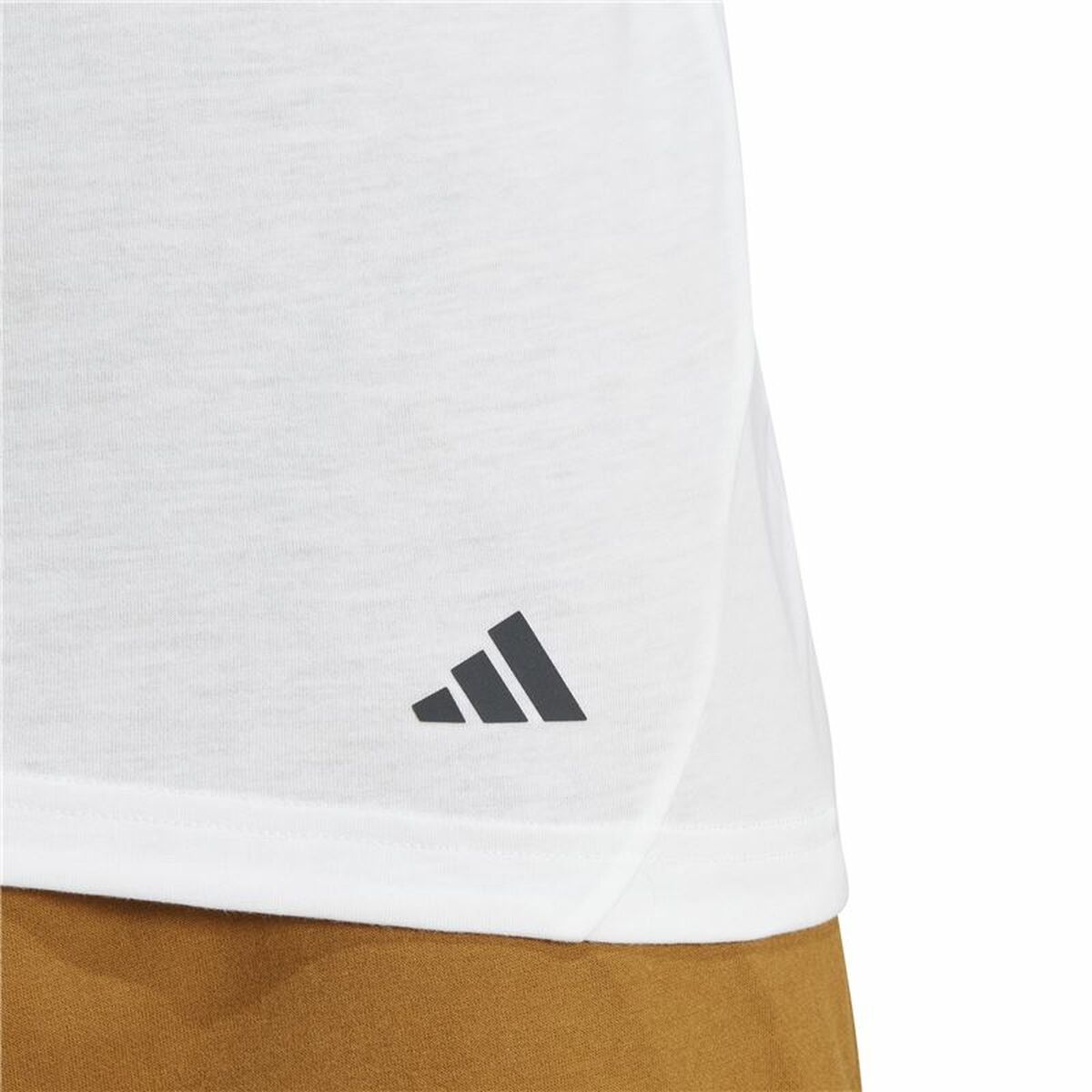 T-shirt med kortärm Herr Adidas Base Vit - 6
