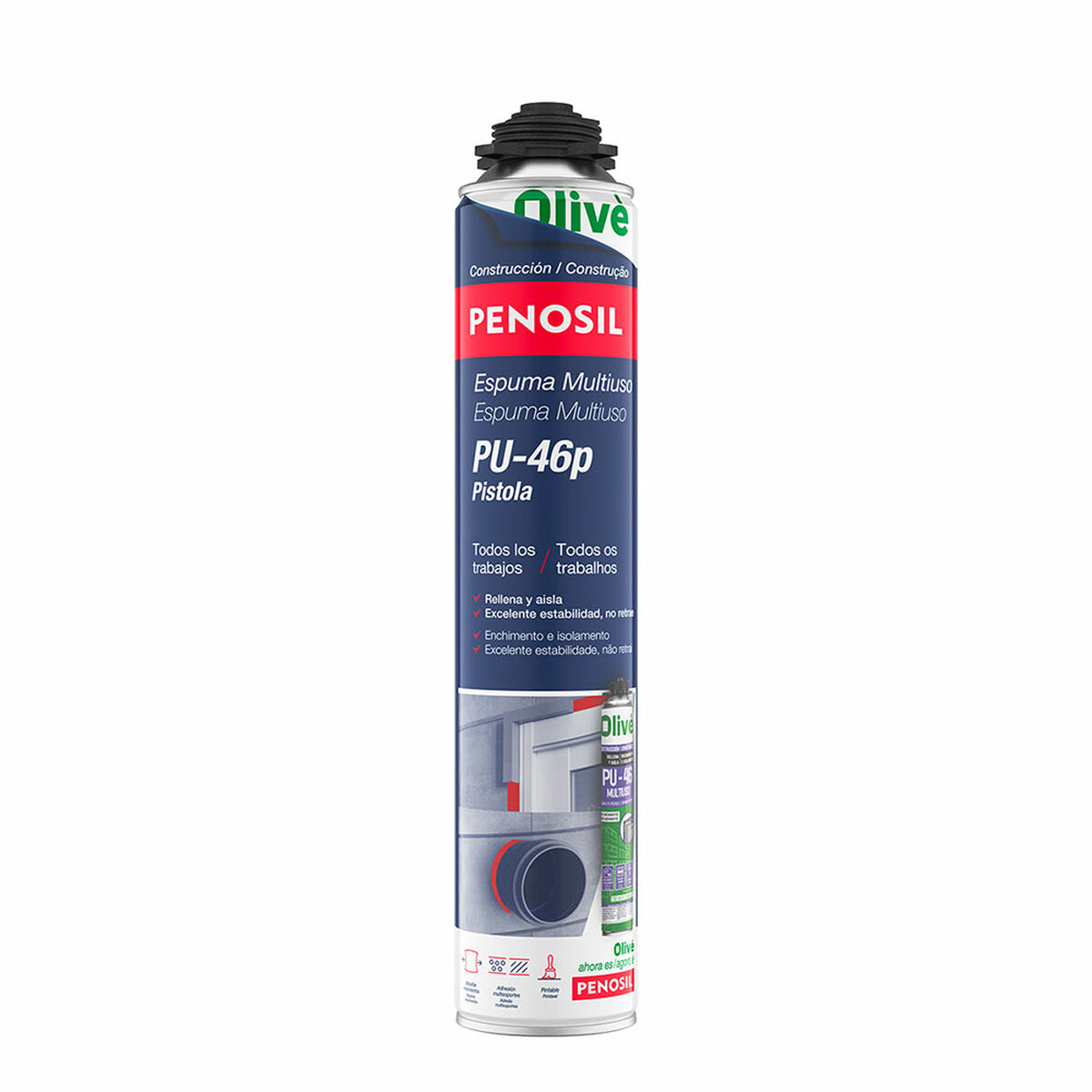 Polyuretanskum Penosil pu-46 pistola 750 ml