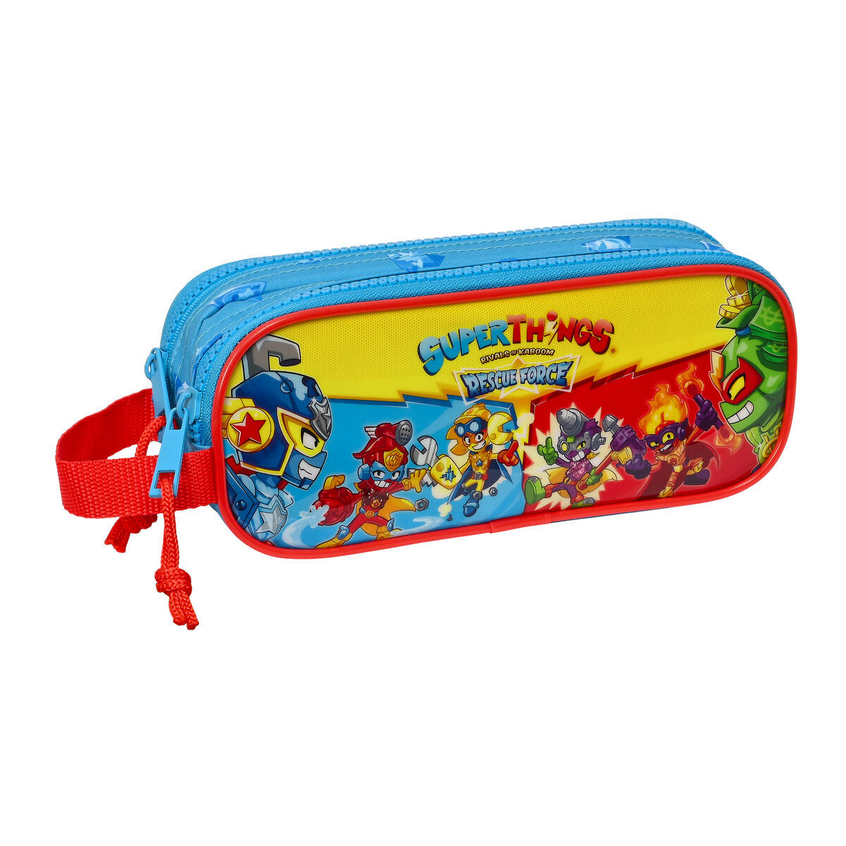 Dubbel bär-allt SuperThings Rescue force Blå 21 x 8 x 6 cm - 4