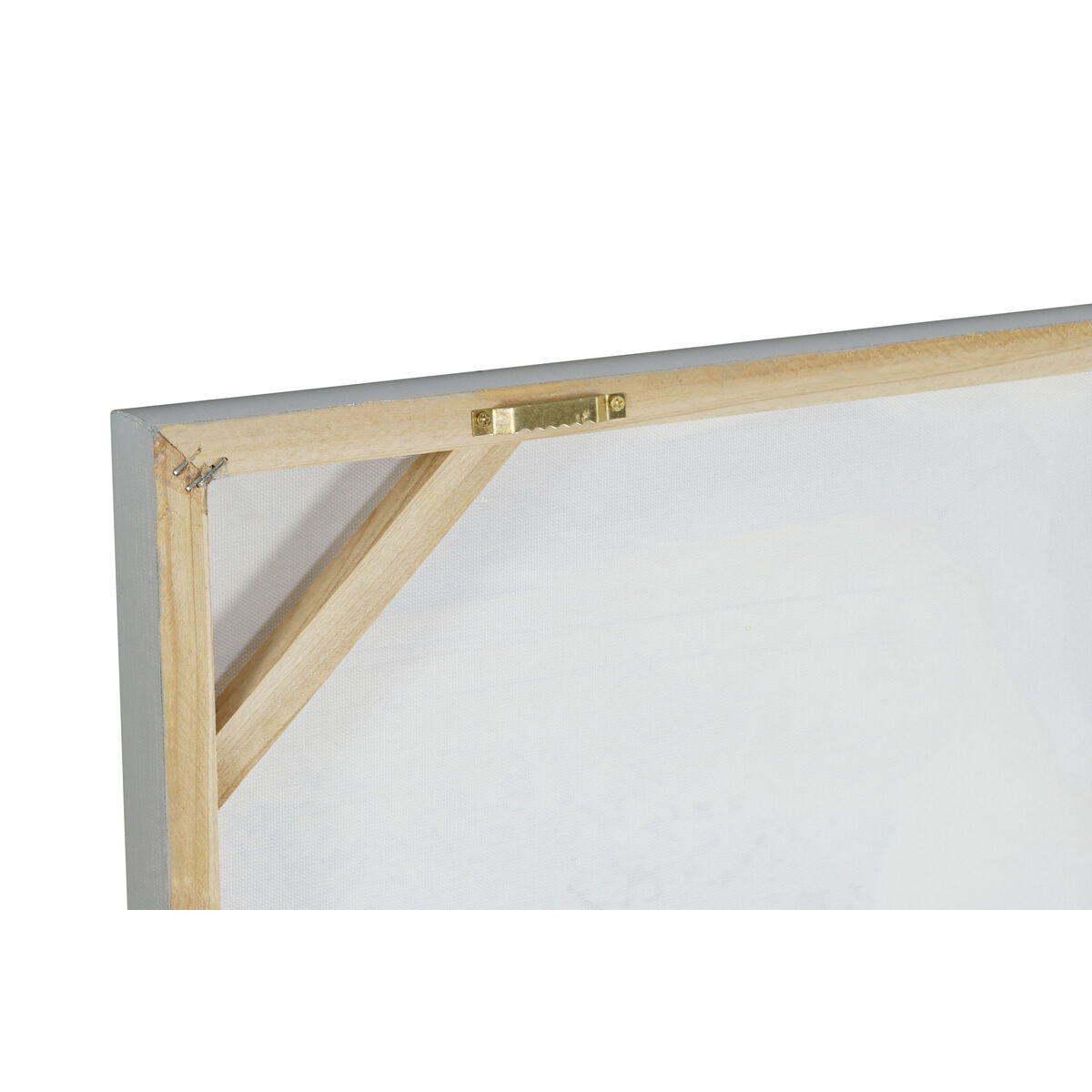 Kanvas Home ESPRIT Kanvas Trä MDF 80 x 3 x 80 cm - 2