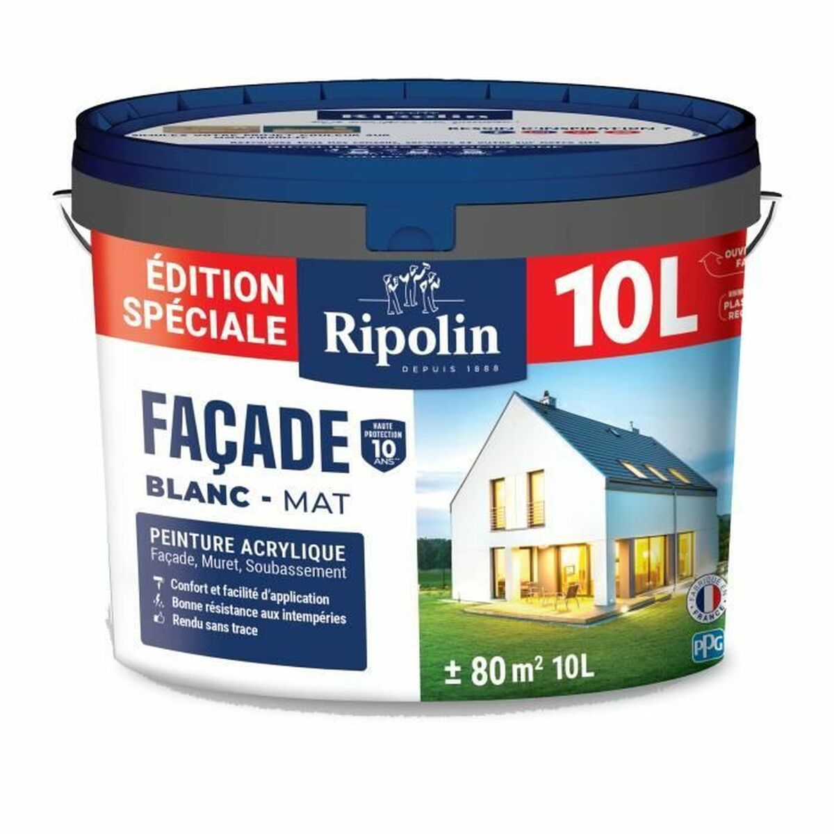 Grundfärg Ripolin Vit Matt 10 L
