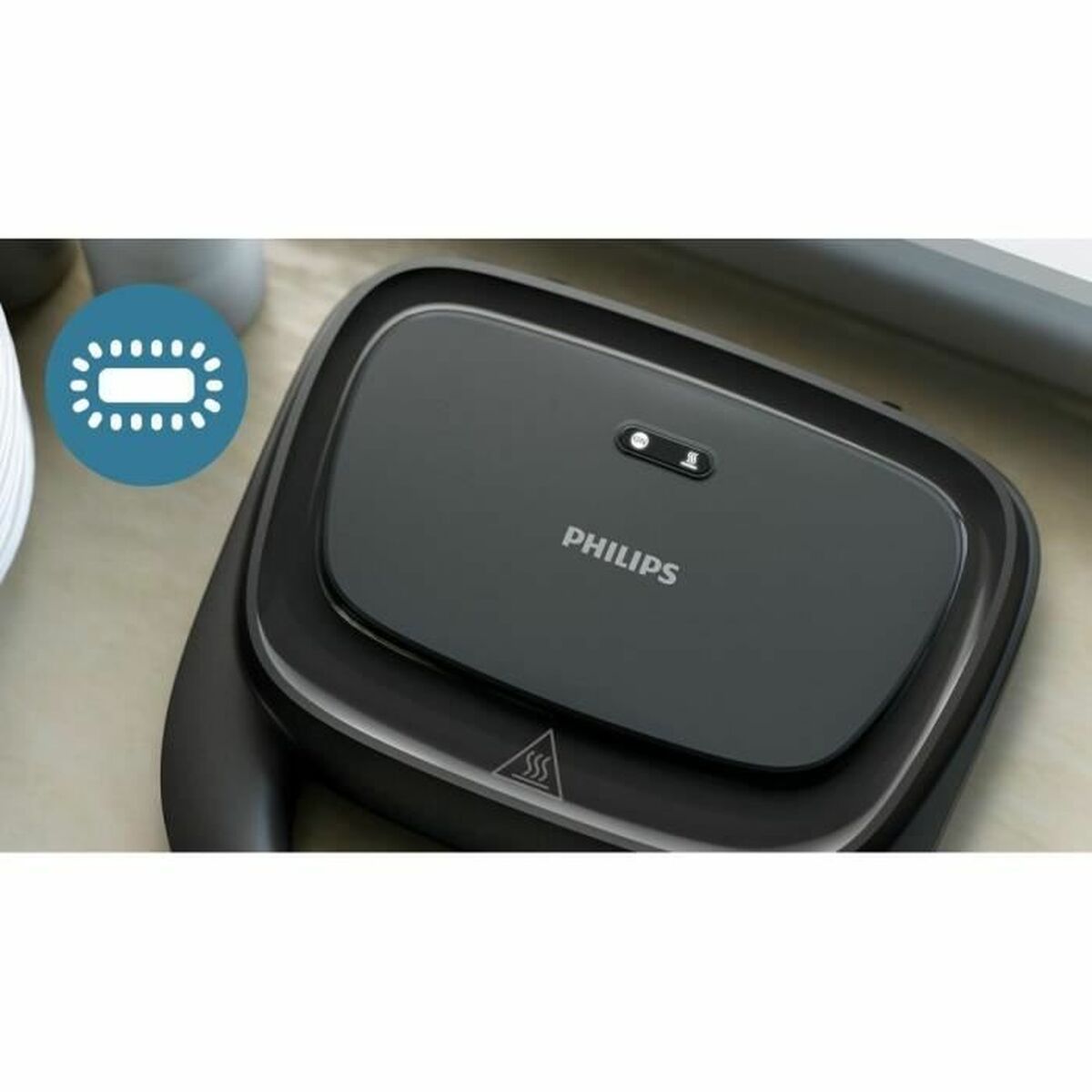 Smörgåsmaskin Philips HD2331/90 Svart 750 W - 6