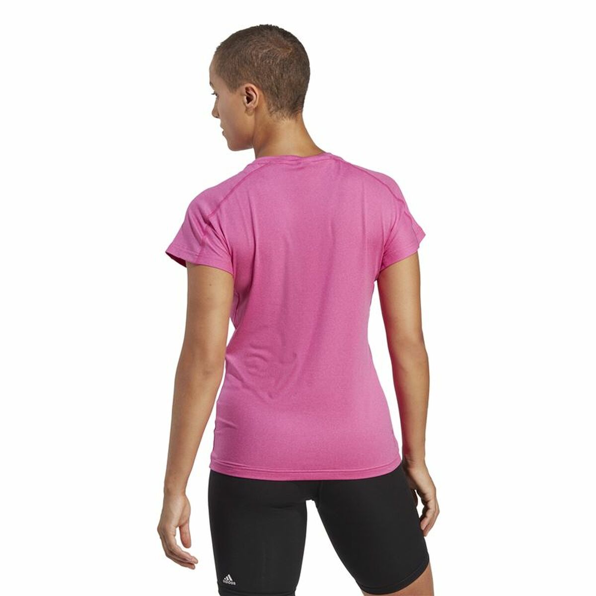 T-shirt med kortärm Dam Adidas Essentials Rosa Lila - 3