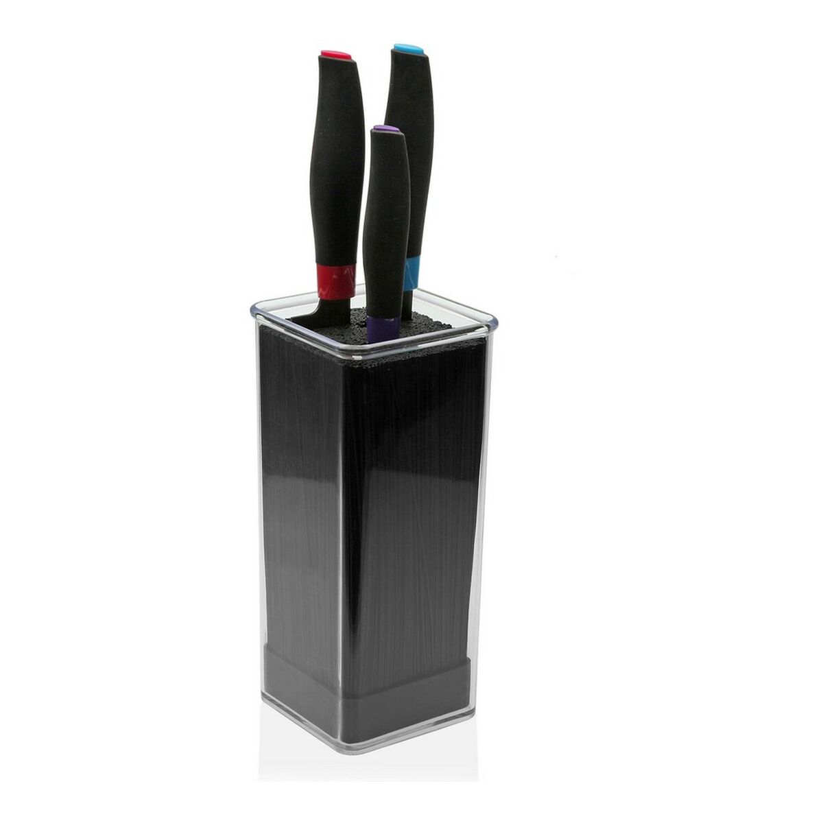 Knivhållare Versa Transparent Kniv polypropen ABS Plast 10 x 21,8 x 10 cm - 8