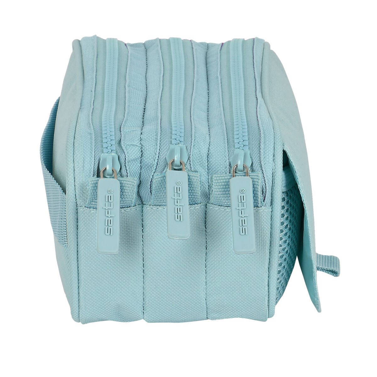 Tredubbel Carry-all Safta 21,5 x 10 x 8 cm Blå - 8
