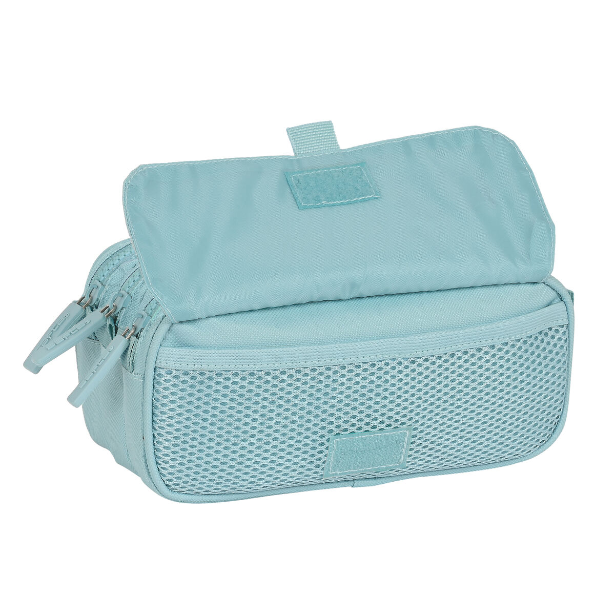 Tredubbel Carry-all Safta 21,5 x 10 x 8 cm Blå - 3