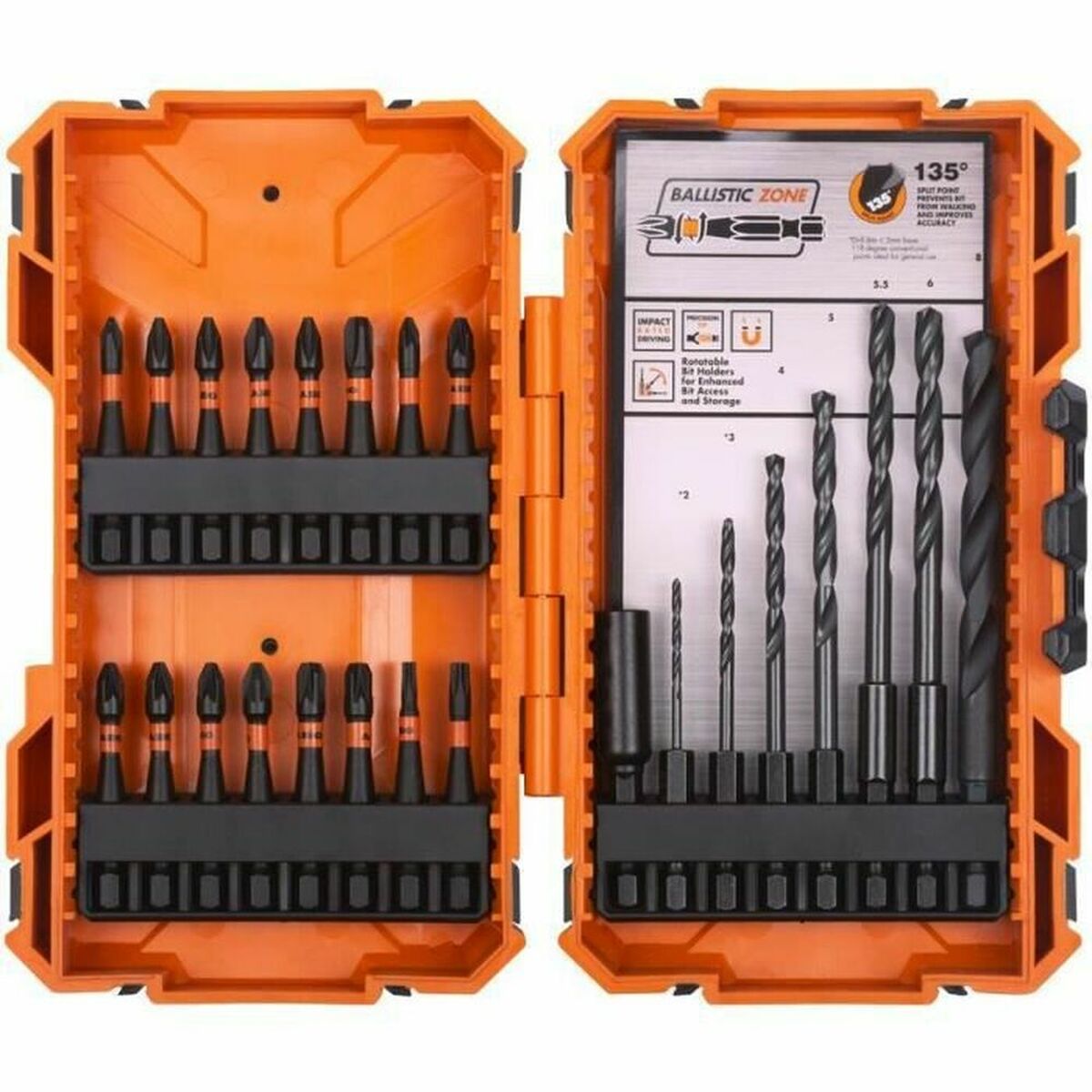 Drill bits and tits set AEG Powertools AAKSDDD24 24 Delar