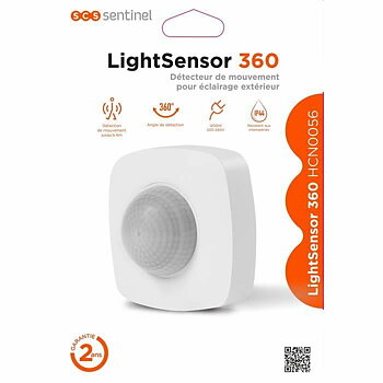 Rörelsedetektor SCS SENTINEL Lightsensor 360 Belysning 220-240 V