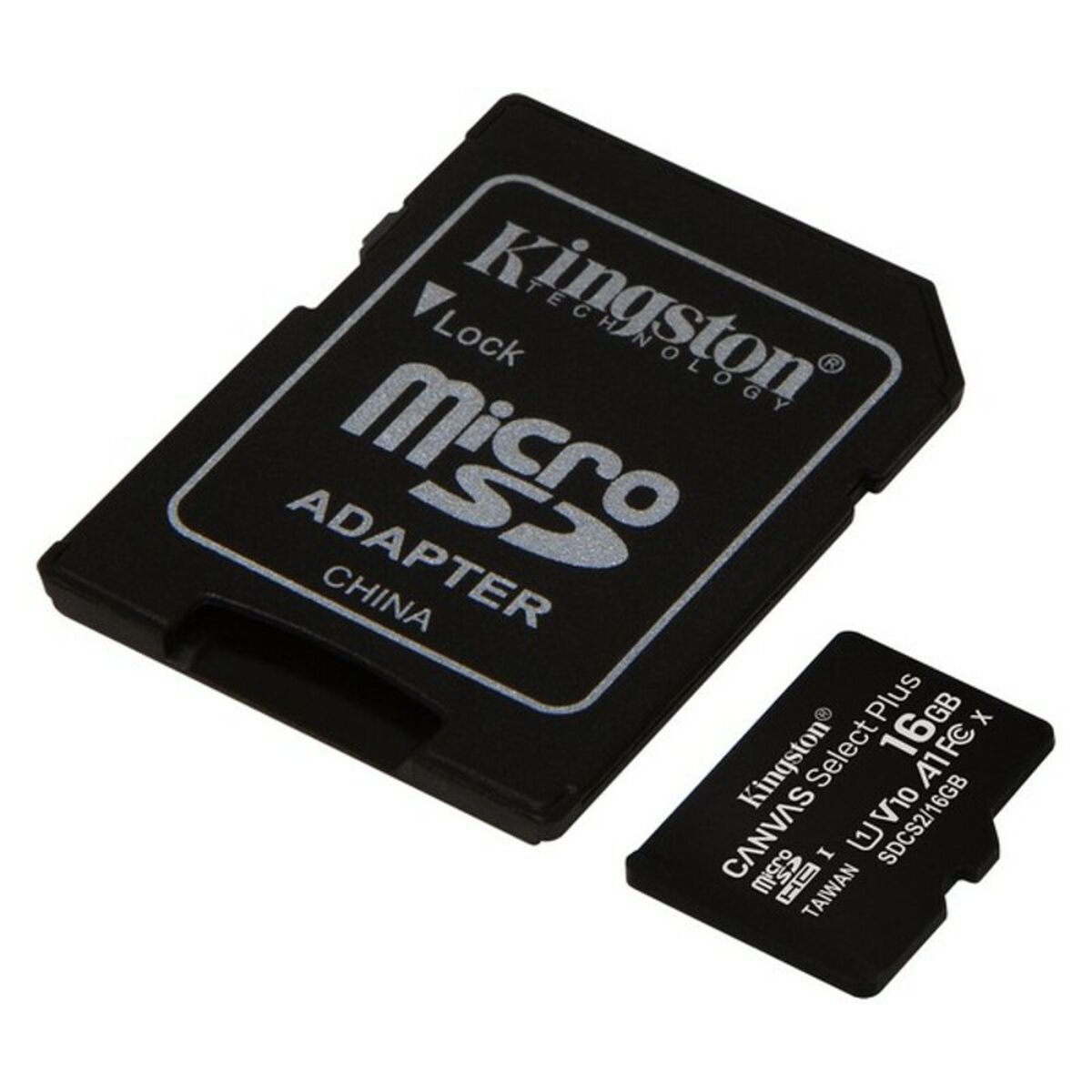 Micro-SD Minneskort med Adapter Kingston SDCS2 100 MB/s exFAT - 10