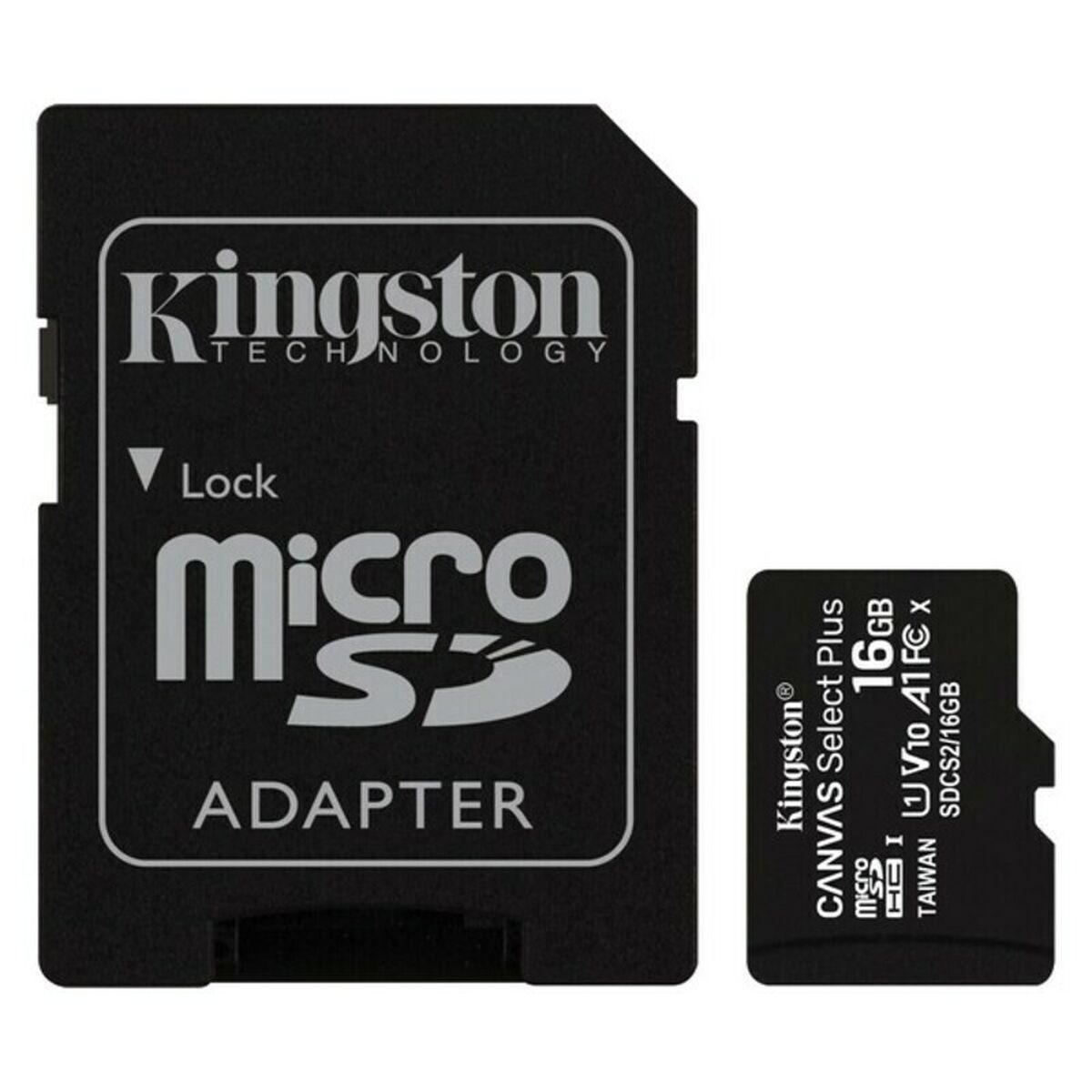 Micro-SD Minneskort med Adapter Kingston SDCS2 100 MB/s exFAT - 9