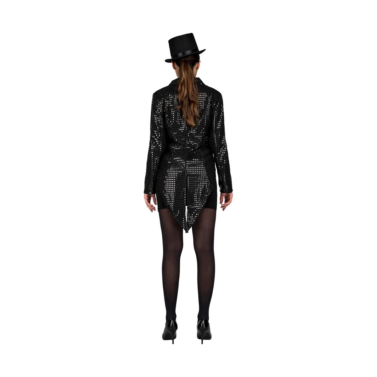 Maskeraddräkt vuxna My Other Me Show Woman Svart Jacka M/L - 3