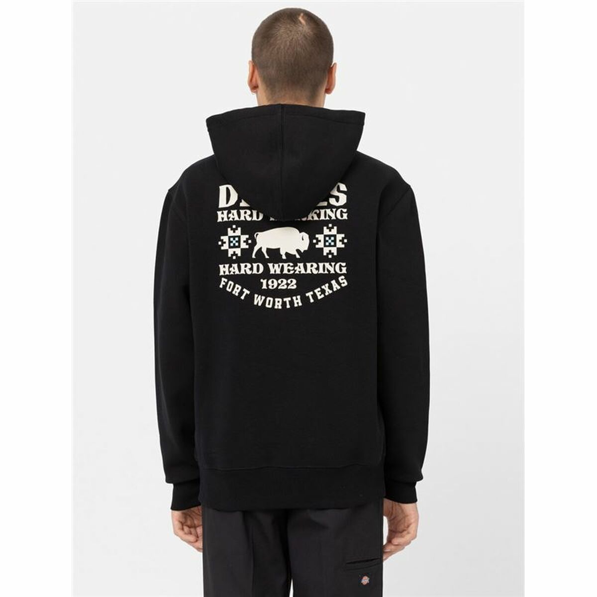 Tröja med huva Herr Dickies Hays Svart - 6