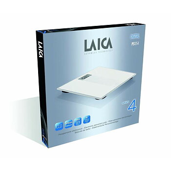 Digital Badrumsvåg LAICA PS1054 Vit Glas 150 kg